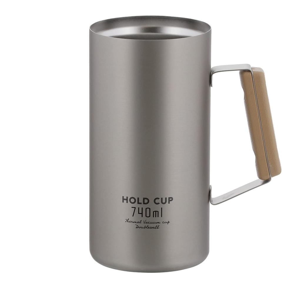 Bestco Can Insulated Beer Stainless Holder, Tumbler, Mug, 740ml, Steel, NQ-0009