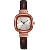 Yeni Moda Kadın Lüks Kare Deri Saat Kadın Retro Kol Saatleri Öğrenciler Günlük Kuvars Saatler Hediyelik İçin Reloj Mujer
