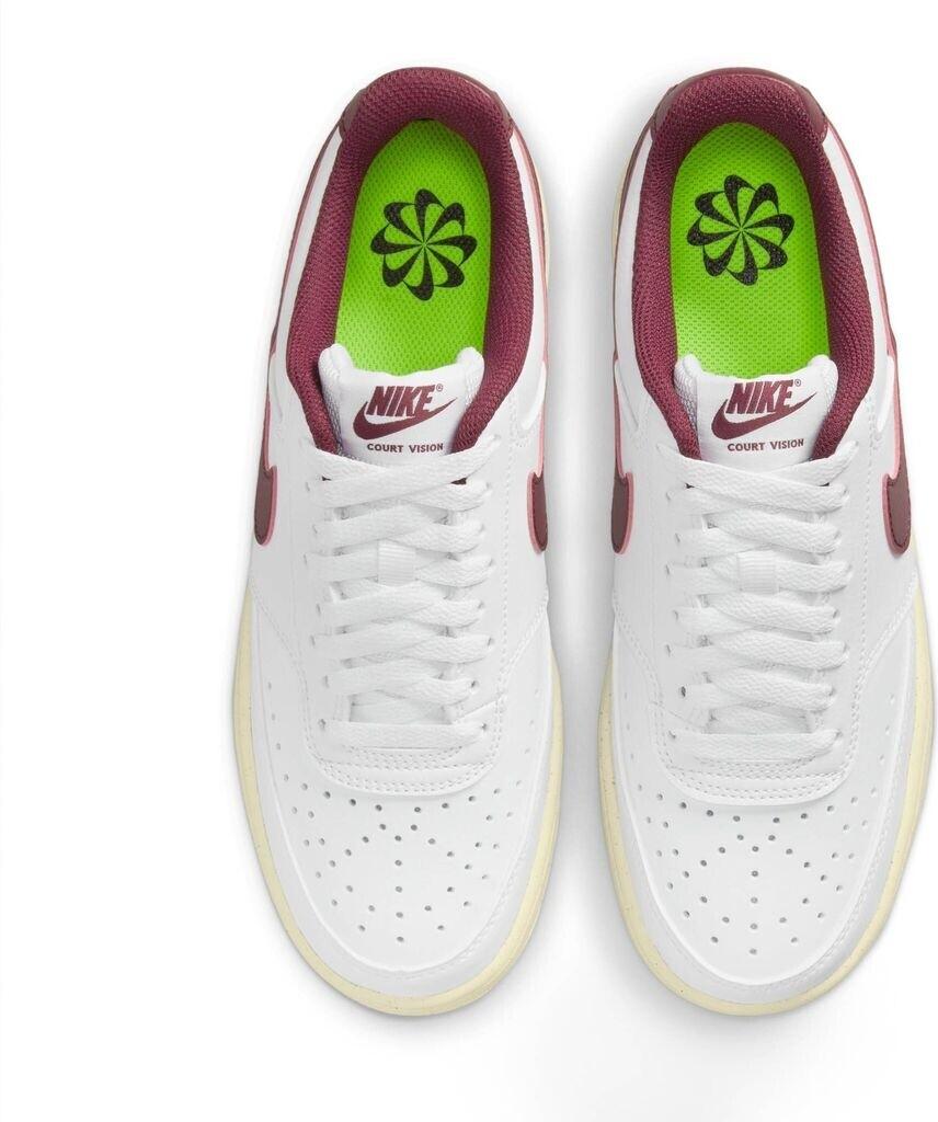 Кроссовки Nike Court Vision Low Next Nature Women белый/муслин/металлическая золотая звезда/командный красный