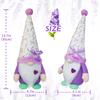 Summer Lavender Heart Faceless Doll - Cute Cross-Border Window Display Decoration