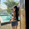 1011 new summer simple bikini two-piece set striped color matching fashion swimsuit sexy women's boxers vacation