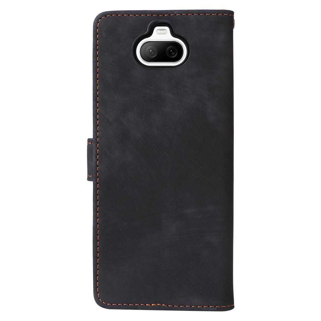 For Sony Xperia 8 Case RFID Blocking PU Leather Phone Cover with Wallet