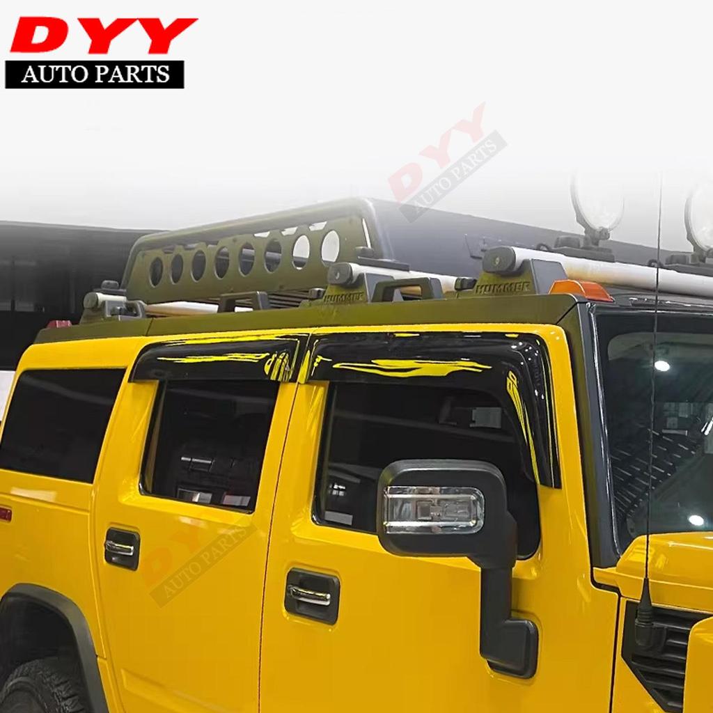 Hummer H2 2003-2009 Дефлекторы боковых окон (ветровики) - Утолщенные