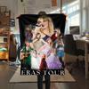 Taylor Swift printing Flannel Blanket Bedroom Sofa Camping Warm blanket Gifts for family and friends-MJ009