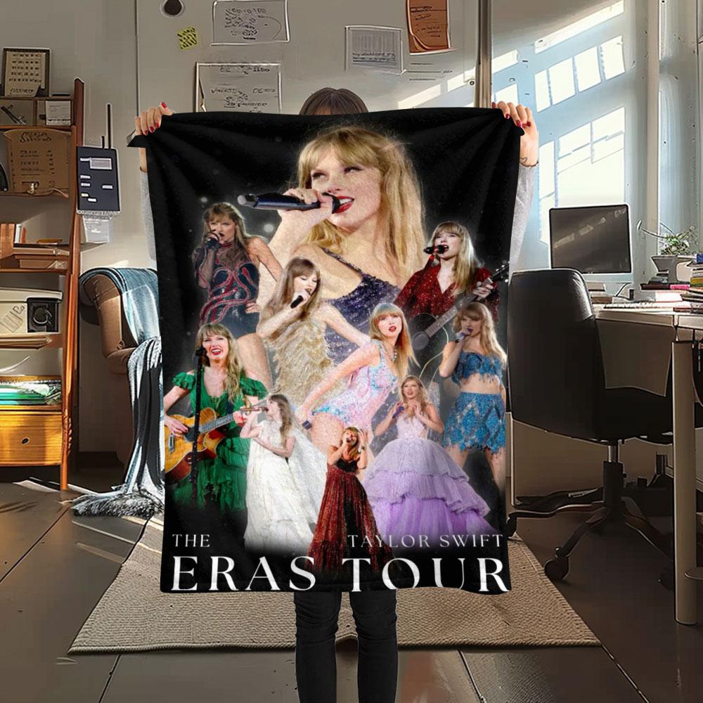 Taylor Swift printing Flannel Blanket Bedroom Sofa Camping Warm blanket Gifts for family and friends-MJ009