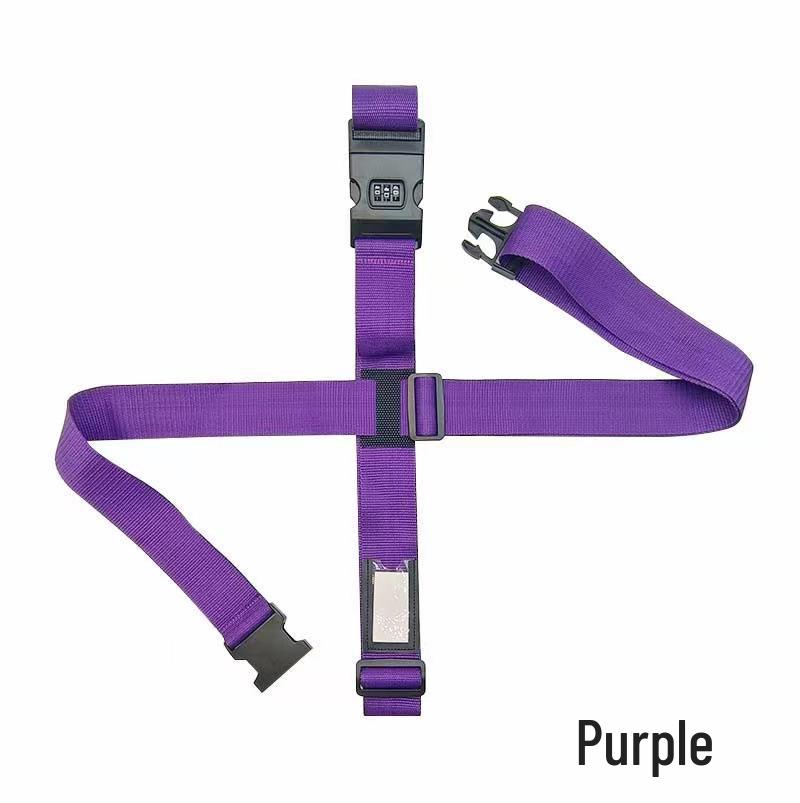 Secure Polypropylene TSA Lock Luggage Strap with Buckle for Cross-Border Travel