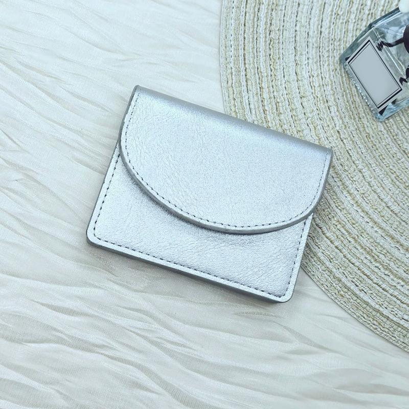 

Кошелек для монет из искусственной кожи, простой кошелек для монет типа обложки, студенческий кошелек, женская сумка для карточек, короткие кошельки для женщин, маленькая сумка для денег sliver