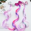 New Girls Bows Wig Hairpins Multicolour Hair Clips Headdress Ponytail Hair Ropes Baby Girls Headwear Braid Kids Gift Accessories