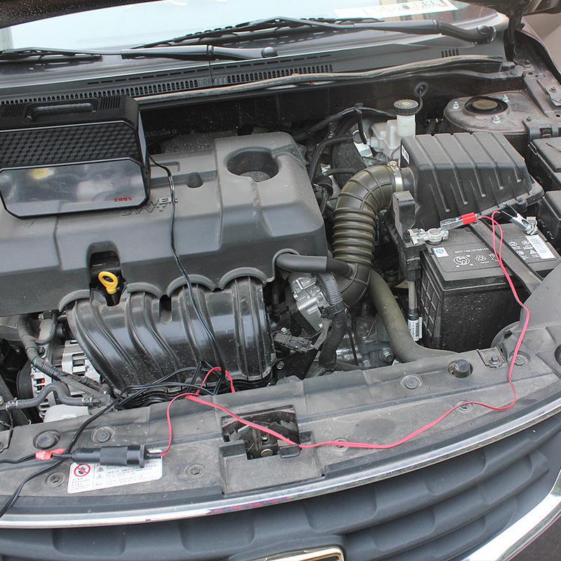 Lunghezza 150 cm Cavi con Pinze per Batteria Auto Rosso Nero Adattatore Accendisigari Pinze a Coccodrillo Isolate Accessori per Riparazione Auto per Emergenza