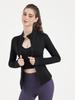 Top Deportivo de Manga Larga Adelgazante Lulu Yoga Wear - Transpirable, Sin Malla, para Fitness, Tenis y Ciclismo