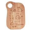 IBOER Wooden Cartoon Cutting Board