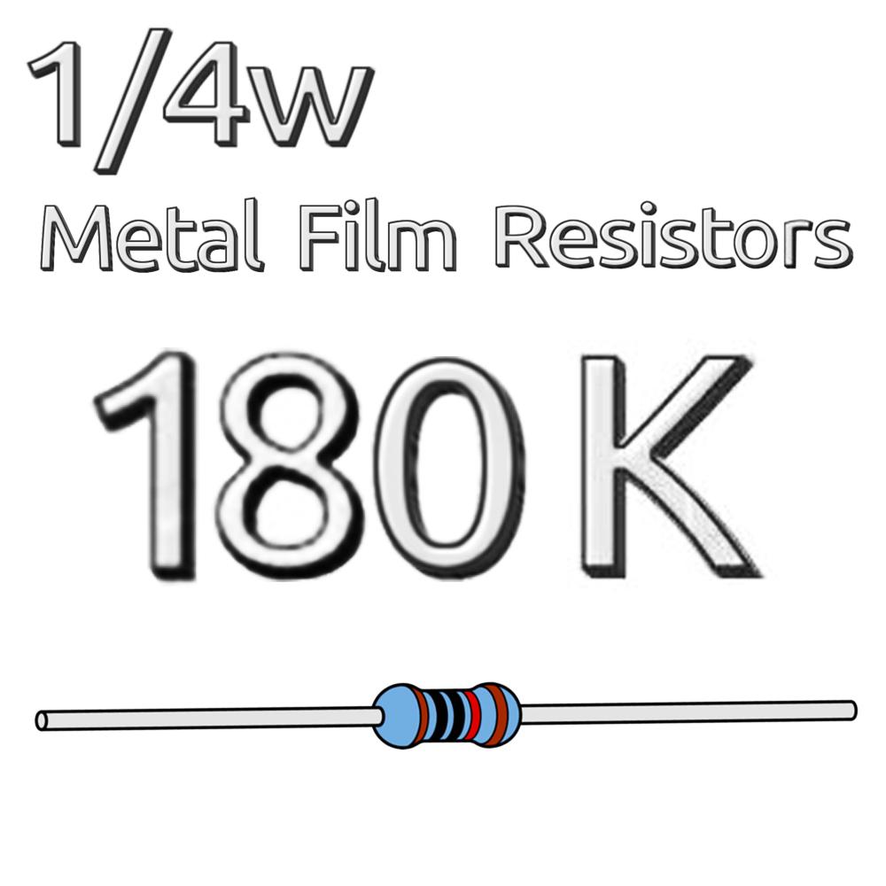 200 bucăți 1/4W .25 wați 1% rezistență cu peliculă metalică 68K 75K 82K 91K 100K 110K 120K 150K 180K 200K 220K 240K 270K 300K 300K 300K 300K 300K 300K 300K 300K