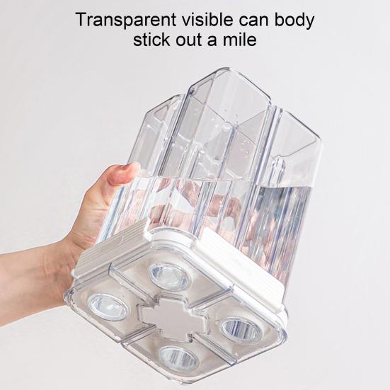 Contenitore per cereali multi-scomparto Barattolo per la conservazione con coperchio Buona tenuta Zucchero Cereali