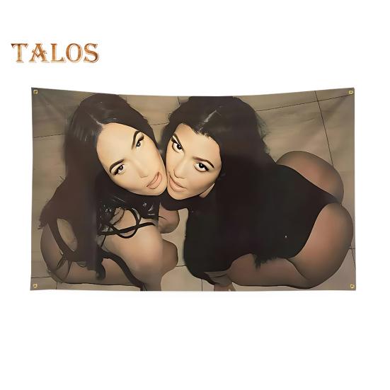 

Домашний сад декоративный флаг уличный подвесной флаг с латунными люверсами украшение двора баннер для гаража спальни 60x90cm чёрный