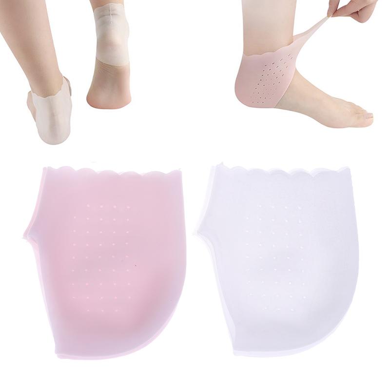 Women Men Silicone Foot Chapped Care Moisturizing Gel Heel Socks Cracked Skin
