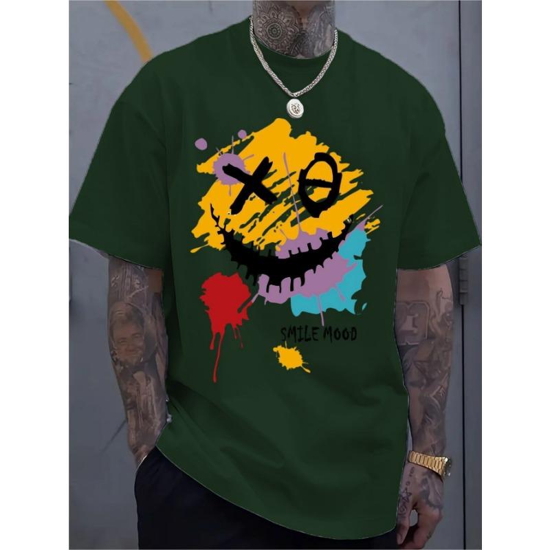 Men's Fashionable Round Neck T-shirt