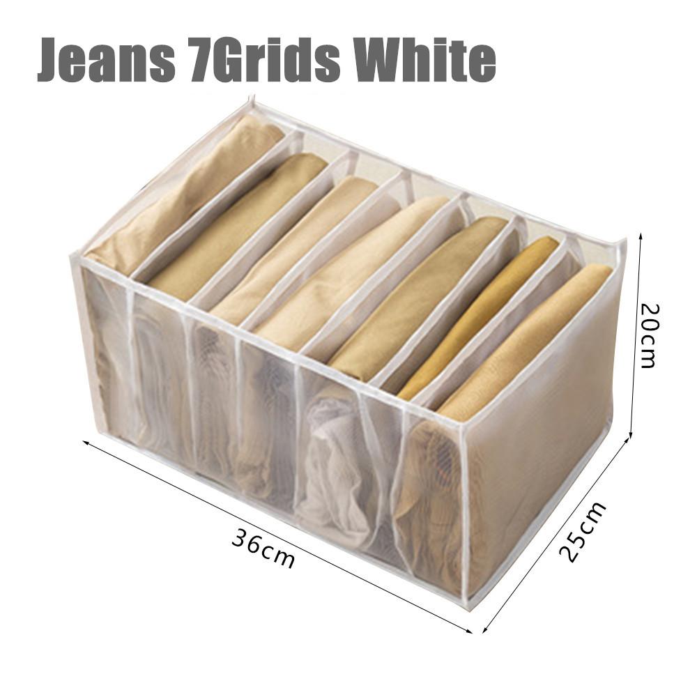 Jeans-Organisations-Aufbewahrungsbox, Schrank-Organizer, Kleidungs-Organisationssystem, Schubladen-Organizer, Schrank, Hosen-Aufbewahrungs-Organizer