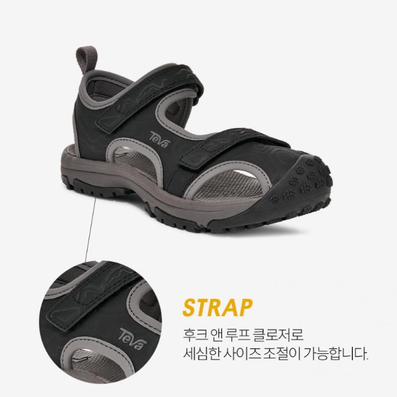 Teva Kids Close Toe Water Sandal Toachi Hydratrek Stvt261670c Blk 1 More