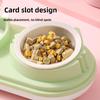 Dual-bowl Dog and Cat Automatic Drinking and Feeding Two-in-one Pet Water Bowl and Food Basin Integrated Design Feeding Bowl