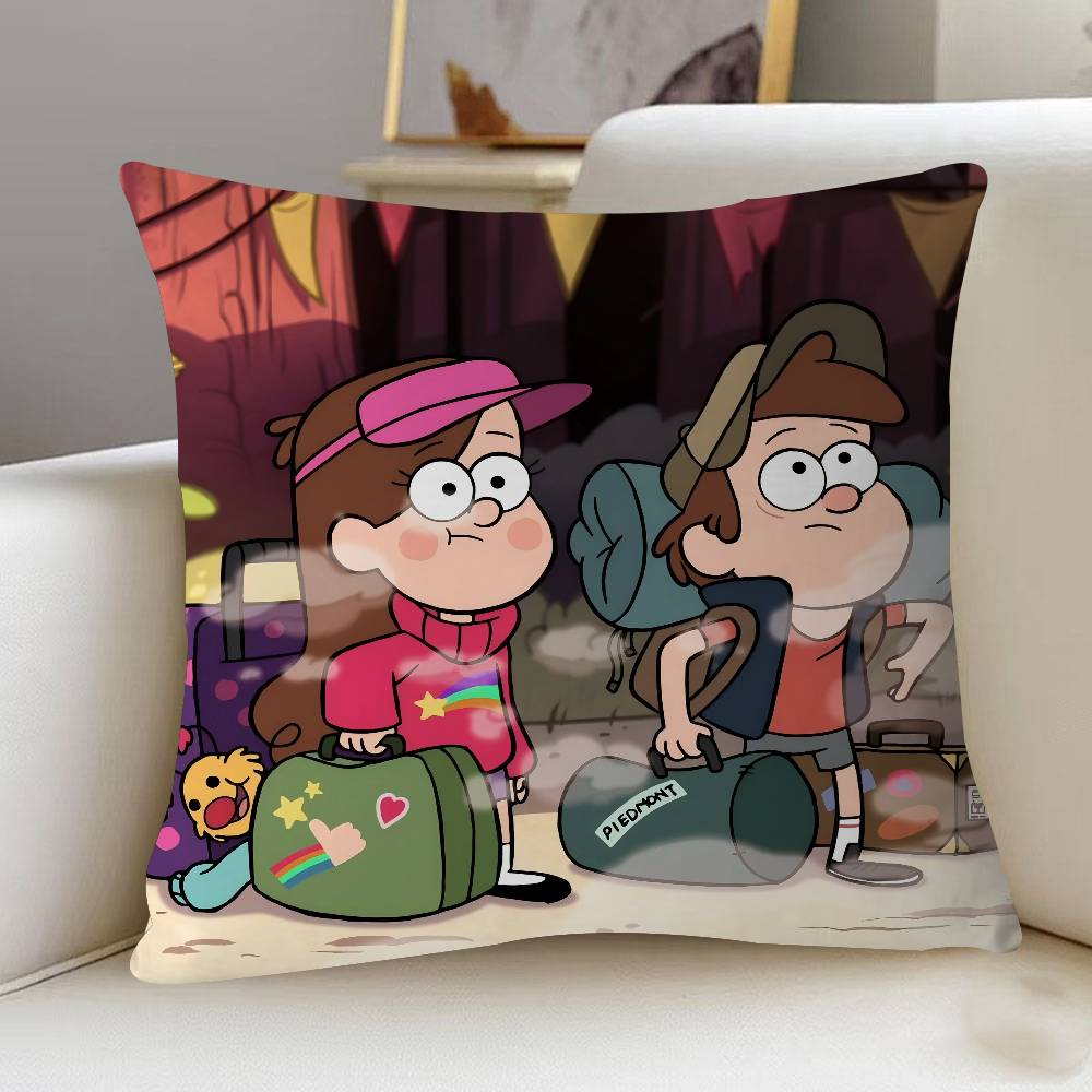G-Gravity F-Falls Cartoon Animation Pillow Anime Pillow Sofa Bed Head Pillow Cover Cushion Cover 45x45 Cm Fashion