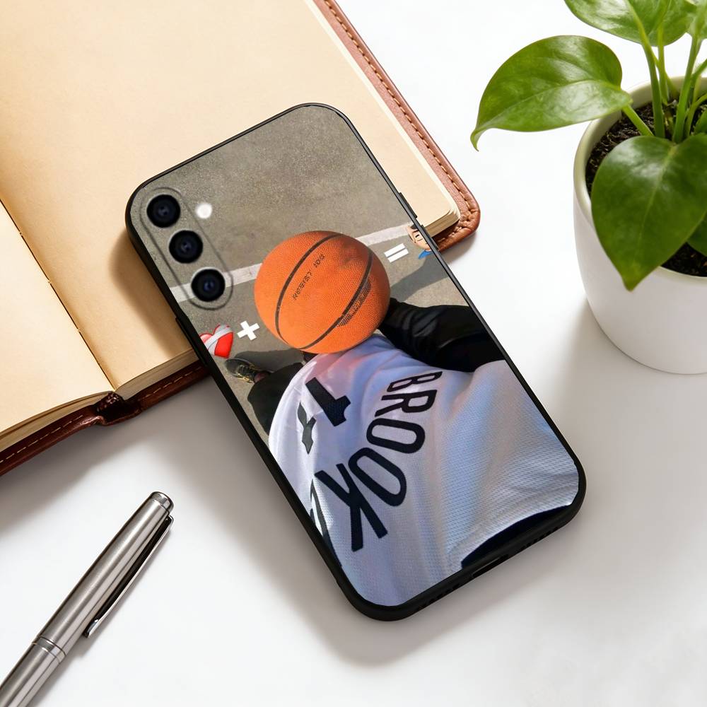 Love Basketball Phone Case For Samsung Galaxy A73,A72,A71,A70,A53,A52,A51,Others Soft Black Cover