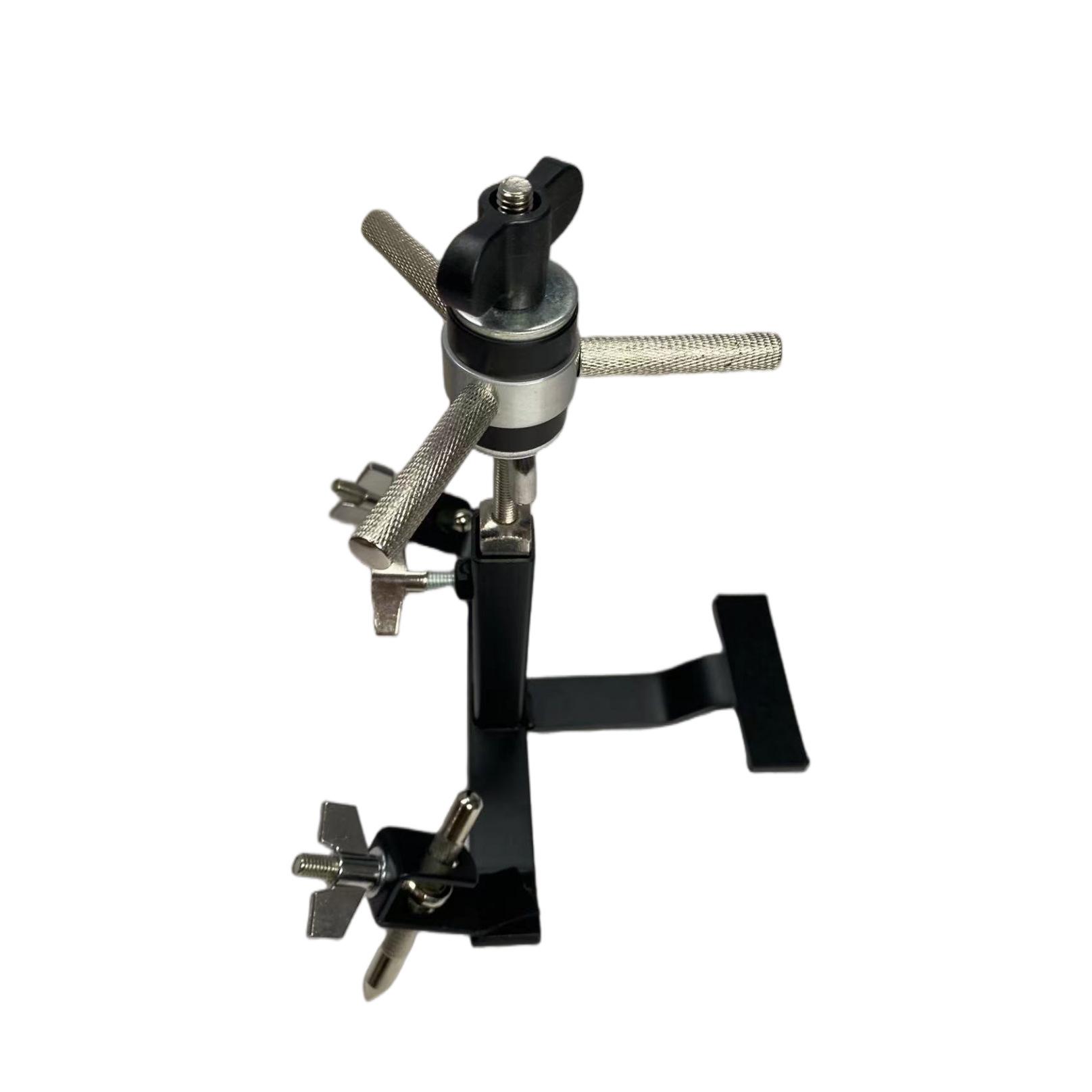 Jazz Drum Cymbal/Cowbell/Woodblock Stand: Multifunctional Percussion Workstation