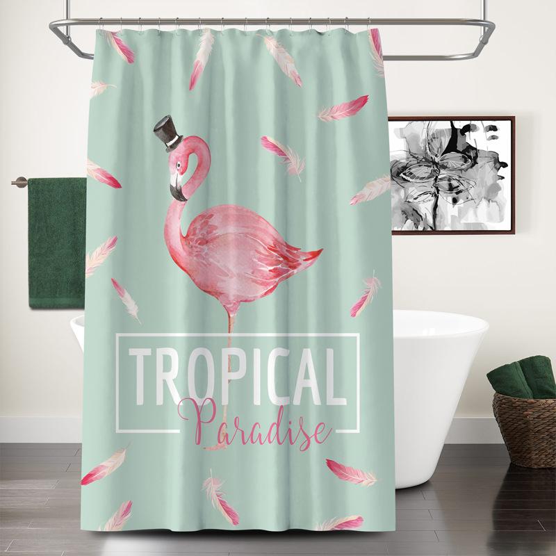 Badezimmer verdickter wasserdichter Vorhang, schimmelfester Duschvorhang, Duschtrennwand-Vorhang, Duschvorhang, Badezimmer-Vorhang, kostenlose Perforation