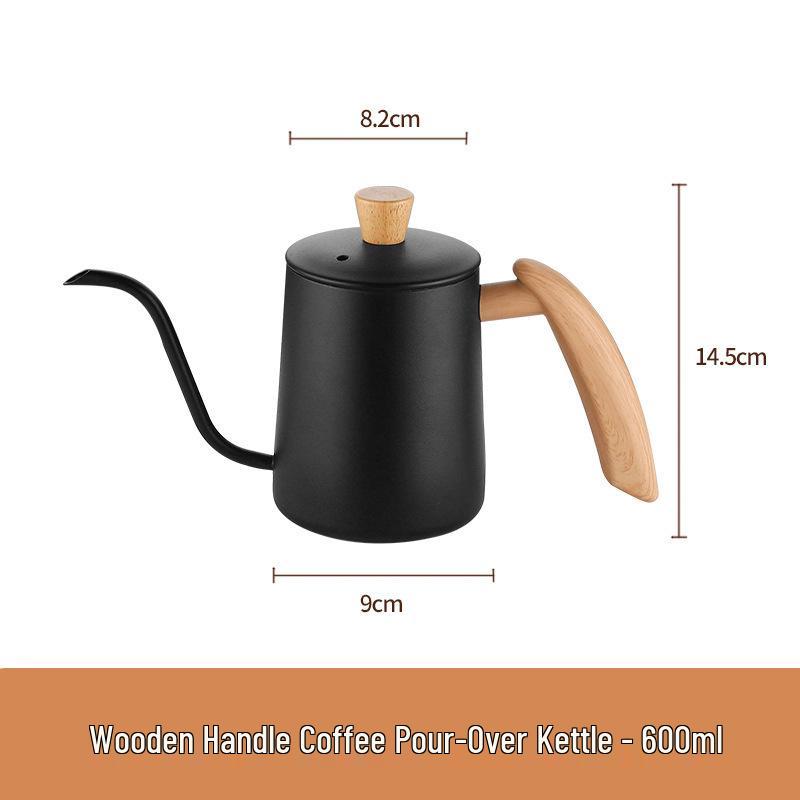 Teflon Long-Spout Pour-Over Kettle for Coffee and Tea Brewing