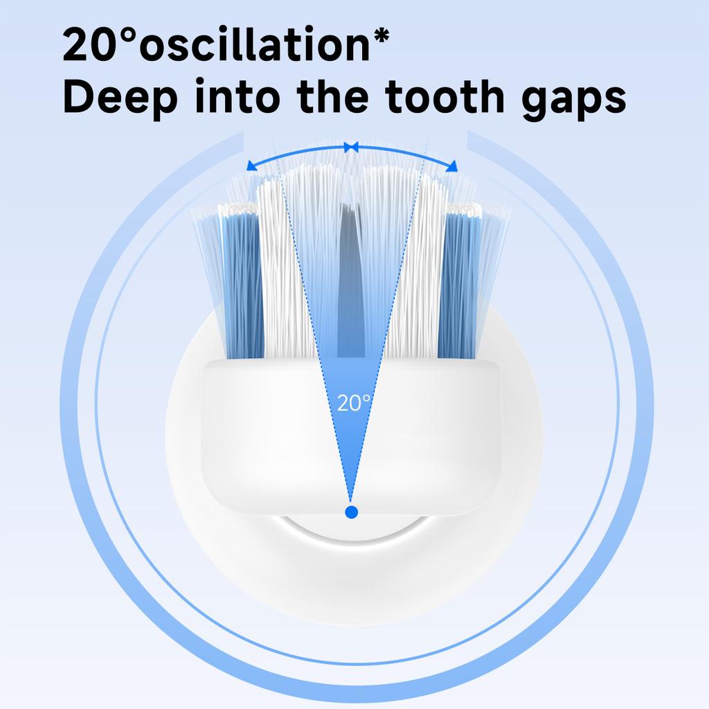 DOCO LAB Sonic Electric Toothbrush 3-gear Vibration Mode Smart Whitening Ultrasonic Vibration Teeth Whitening Oral Clean Brush