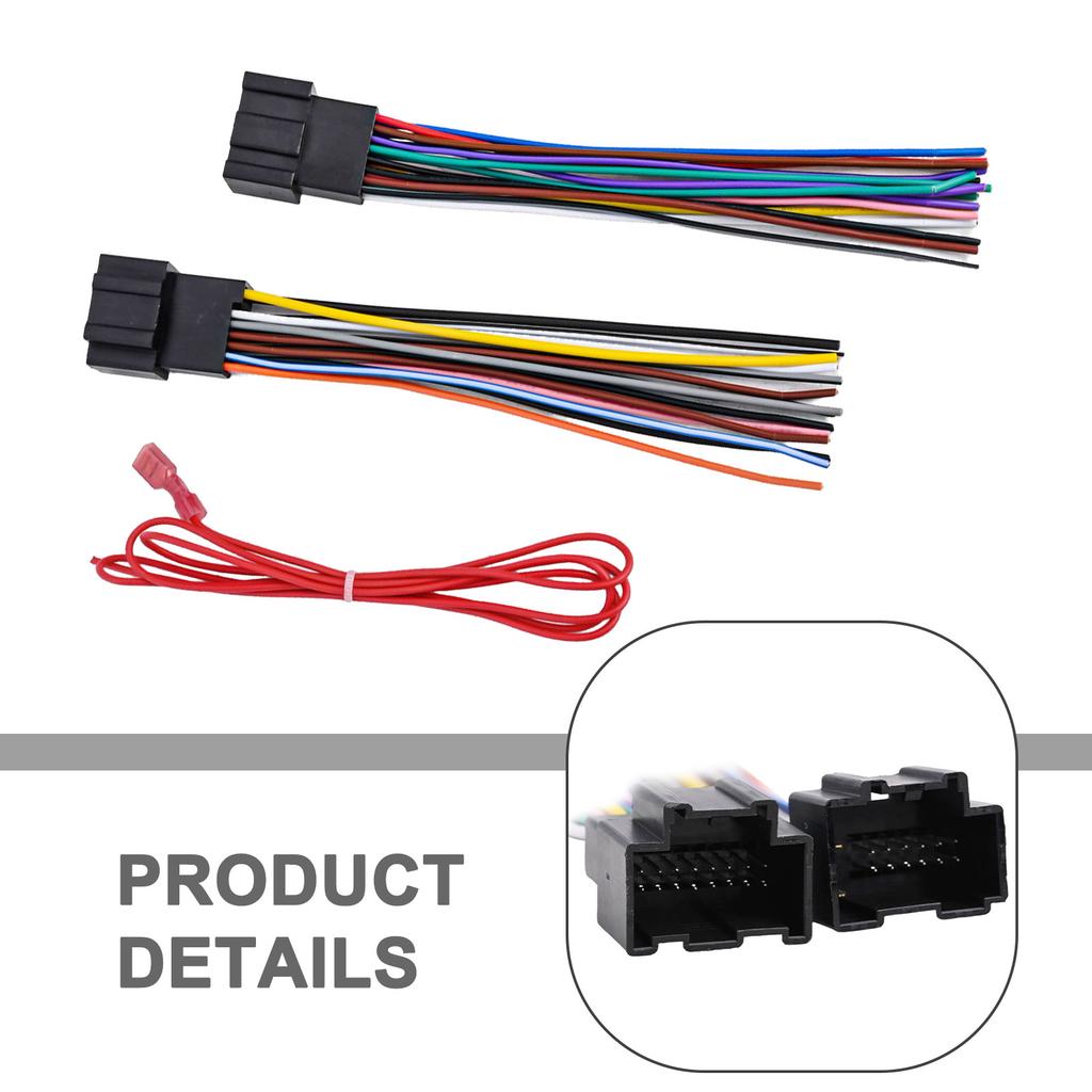 Car Accessories Car Stereo Radio Wiring Harness Adapter Connector High-Quality Materials For Chevrolet Avalanche