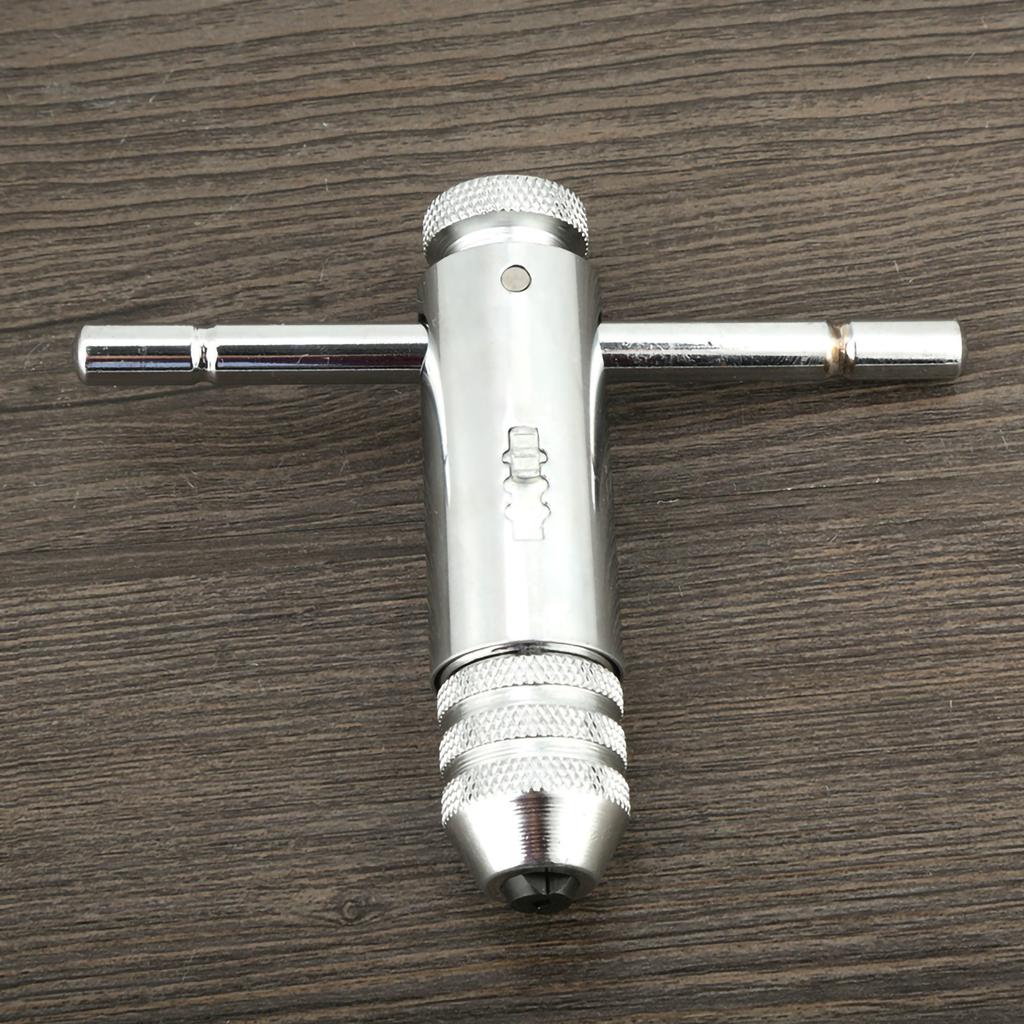 New Arrival 3mm8mm Reversible M3M8 T Bar Handle Ratchet Tap Wrench Holder For Tap And Die Set