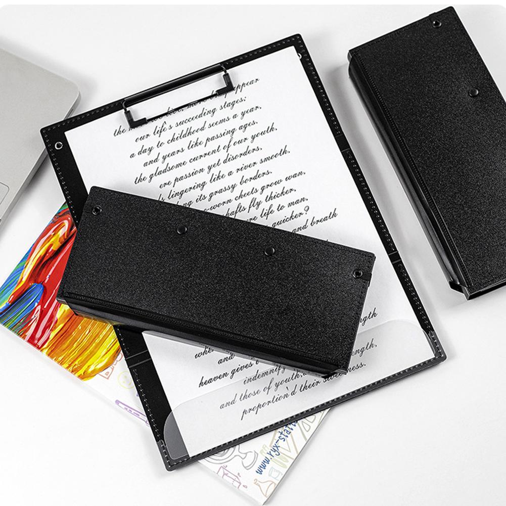 Nursing Clipboard Foldable Handheld Folders Portable Writing Board 3 Layers Secure Paper Grip for Ducuments for Doctors Students