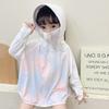 Kids Summer Gradient Ice Silk Sun Protection Hoodie Lightweight Breathable UV Jacket for Boys and Girls Cute Sunscreen Outerwear
