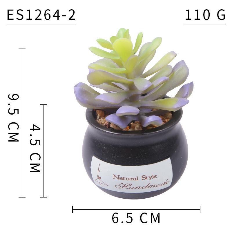 Home Decoration Simulation Succulent Plant Cement Bonsai, Fake Succulent Potted Plant, Mini Simulation Succulent Potted Plant