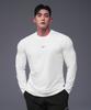 BORN TO WIN Silver B Logo Muscle Fit Long Sleeve [White]