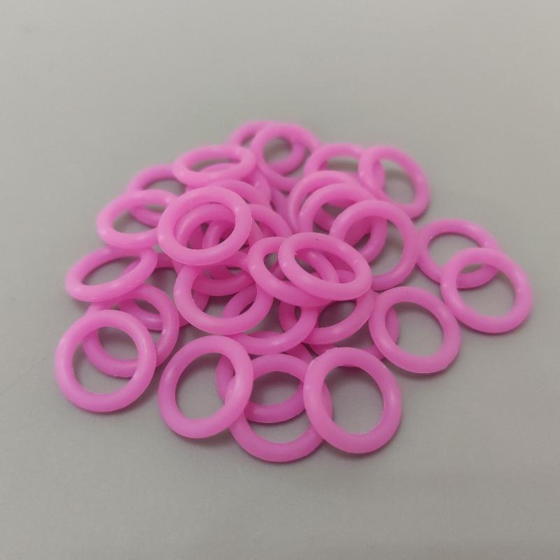100Pcs Pigeon Foot Rings Elastic 8mm Mixed Colors Identification Rings for Carrier Racing Pigeons Quails Birds Appliances