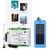315Mhz/RF433Mhz Wireless Remote Control Switch DC 12V-24V Relay 6CH Receiver Controller and 6Button Transmitter