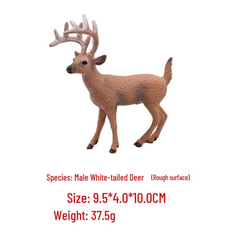 Cross-border Christmas White-tailed Reindeer Cake Decoration & Fawn Ornament