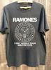 Ramones Primera Gira Mundial 1978 Camiseta Unisex de Manga Corta Color Carbón S-5XL KH17801