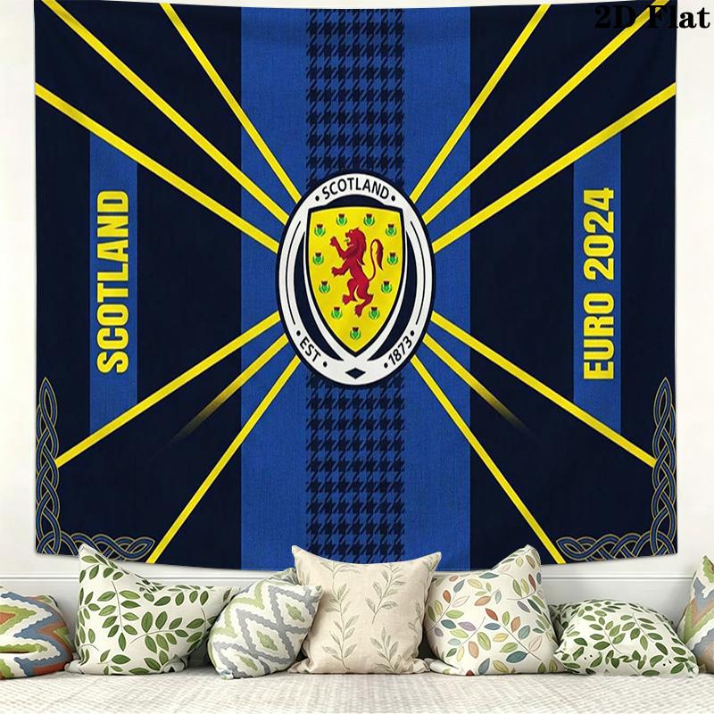 Scotland Wall Tapestry Aesthetic Wall Hanging Printed Fabric Blanket Decorative Tapestries for Bedroom Living Room Home Decor
