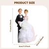 Bride And Groom Cake Toppers Decorative Figurine for Wedding Celebrations