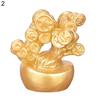 Auspicious Imitation Gold Ingot Ornament Plastic Mascot Display Crafts Home Decor