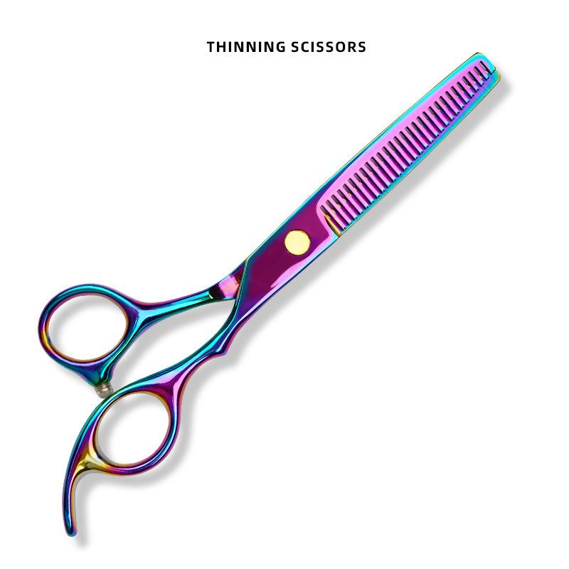 Stainless Steel Barber Hairdressing Scissors - Professional Thinning & Bangs Shears