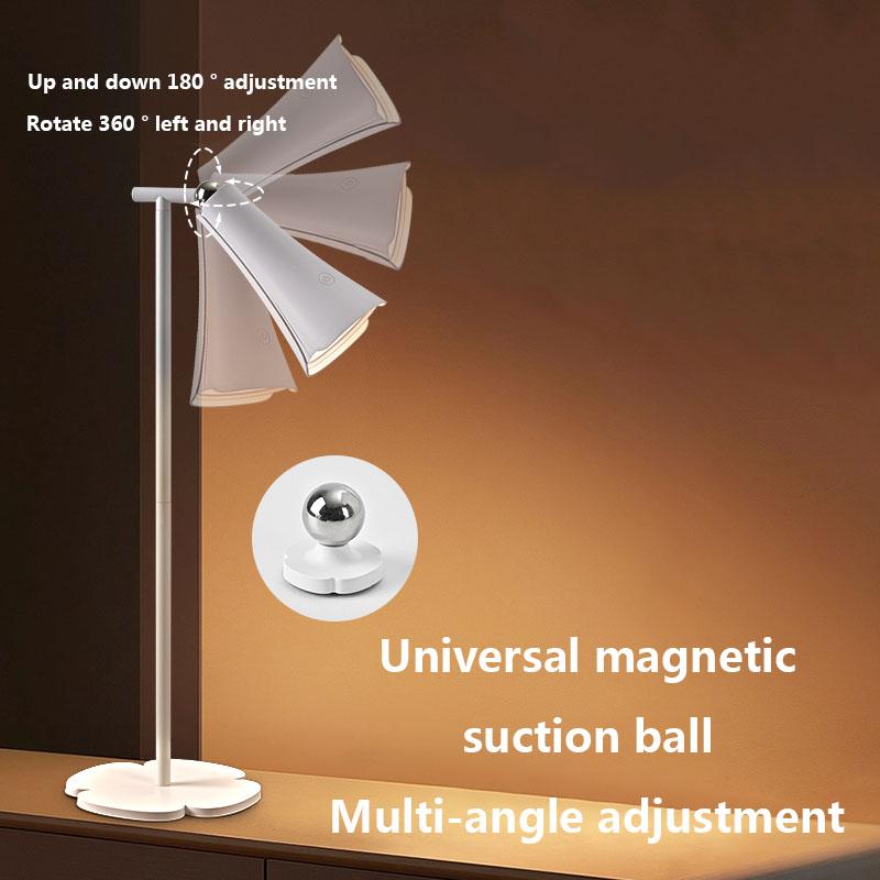 1 Lampe Mehrzweck-Augenschutz Schreibtischlampe Lese-Schreibtischlampe Schlafzimmer-Nachtlicht, Bürolampe, Campinglampe, USB-Ladelampe