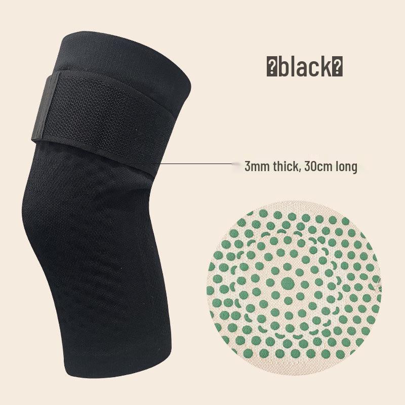 

Mugwort Nylon Knee Pads: Ultra-Thin Cold Protection & Warmth, Unisex Knitted Sports Gear Large