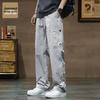 Men's Ice Silk Quick-Dry Straight-Leg Cargo Pants