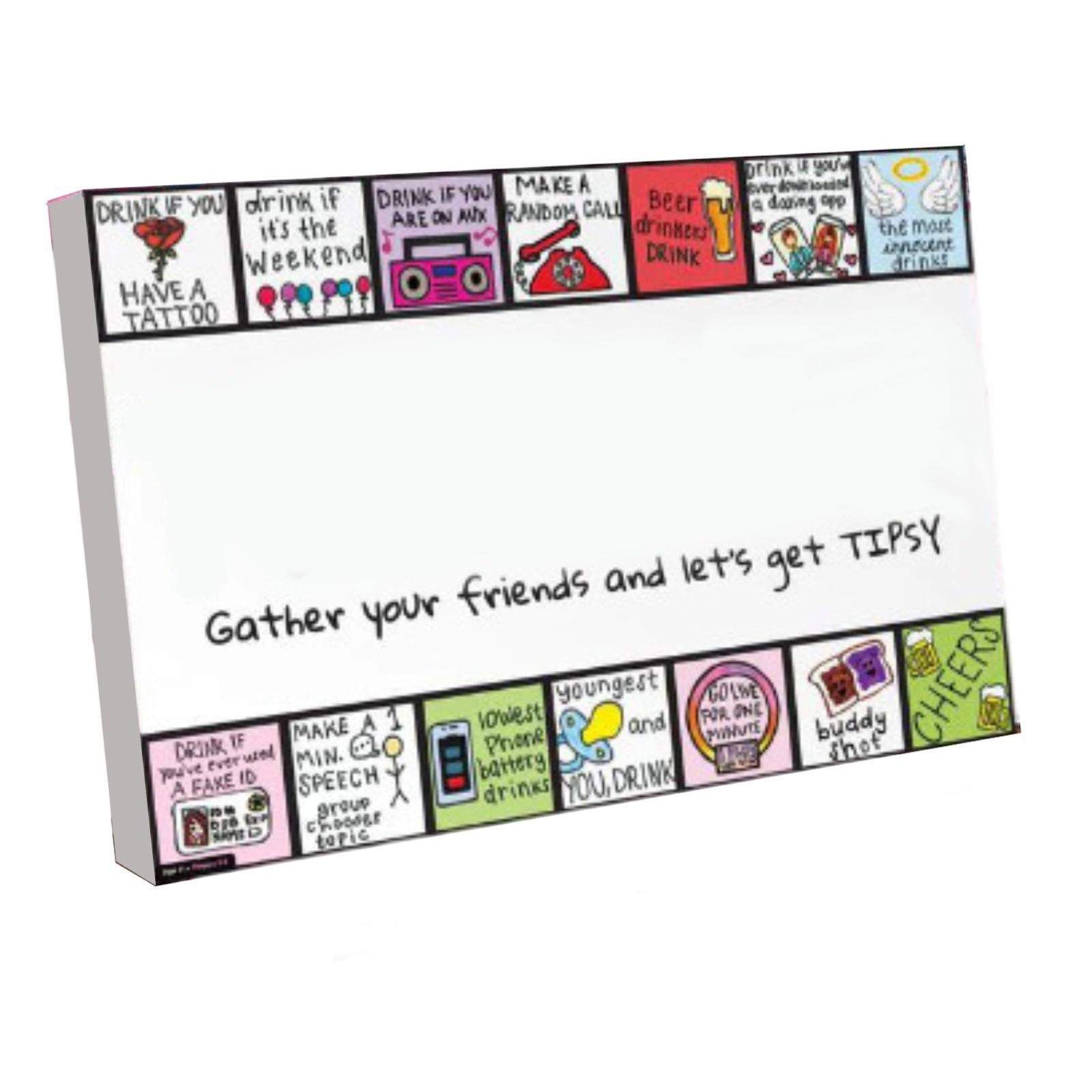 

Tipsy Land Adult Party Board Game – Fun Drinking Game for Friends, Game Night, Parties, and Social Gatherings, 2-8 Players One Size