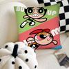 The Cartoon P-Powerpuffs Star Girls Pillow Case Square Pillow Bedroom Sofa Leisure Comfort Cushion Car Home Decoration