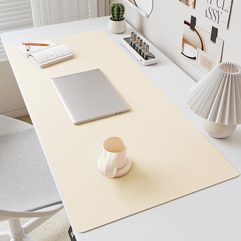 PU Leather Mouse Pads Desk Mat for Office Solid Color Computer Pad Keyboard Pads