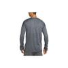 Nike Yoga Dri-FIT Solid Color Quick-Dry Crew Neck Long Sleeve Fitness Top Men Tops Cool-Grey FB7776-065